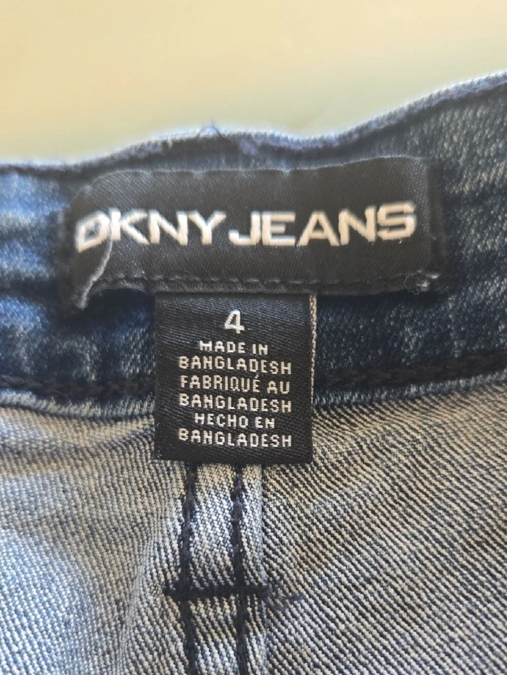 DKNY Blue Denim Roll-Cuff Women's Shorts